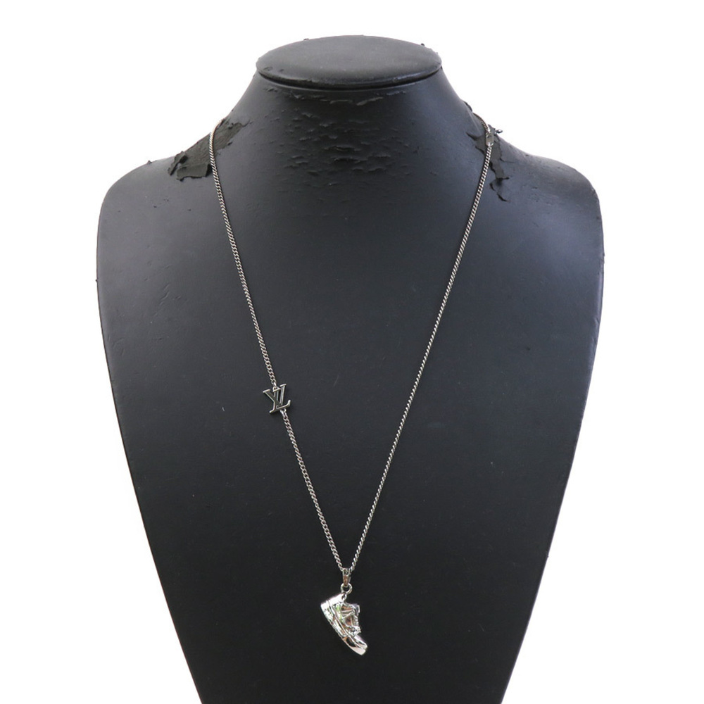 LOUIS VUITTON Silver Necklace - Picture 10 of 11